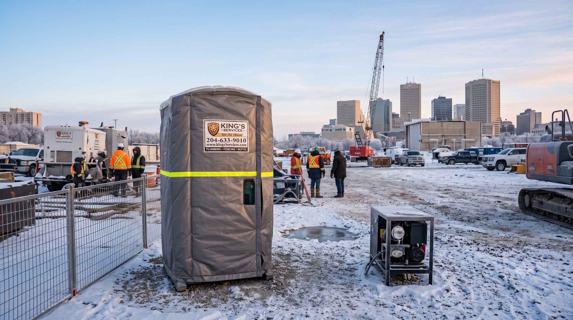 heated portable toilet
